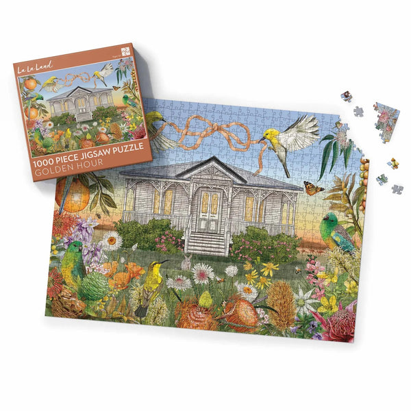 Puzzle (1000 pieces) | Golden Hour by La La Land. Australian Art Prints, Fashion and Homewares. Green Door Decor. www.greendoordecor.com.au