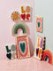 Golden Rainbow | Pink by Jones and Co. Australian Art Prints and Homewares. Green Door Decor. www.greendoordecor.com.au