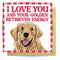 Greeting Card | Golden Retriever Energy by La La Land. Australian Art Prints, Gifts, Fashion and Homewares. Green Door Decor. www.greendoordecor.com.au