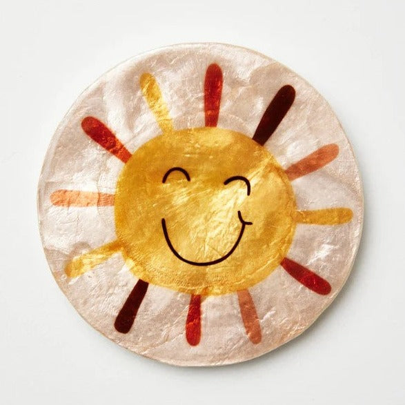 Golden Sun Tile by Jones and Co. Australian Art Prints and Homewares. Green Door Decor. www.greendoordecor.com.au