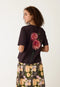 Grace Tee | Dahlia by Nancybird. Australian Art Prints, Gifts, Fashion and Homewares. Green Door Decor. www.greendoordecor.com.au