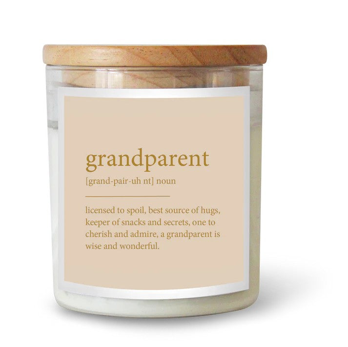 'Grandparent' Dictionary Meaning | GOLDIE Candle by The Commonfolk Collective. Australian Art Prints and Homewares. Green Door Decor. www.greendoordecor.com.au