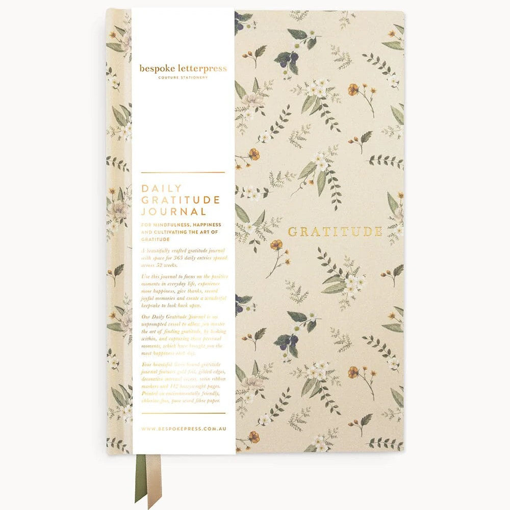 Gratitude Journal | Button Fern by Bespoke Letterpress. Australian Art Prints, Gifts, Fashion and Homewares. Green Door Decor. www.greendoordecor.com.au