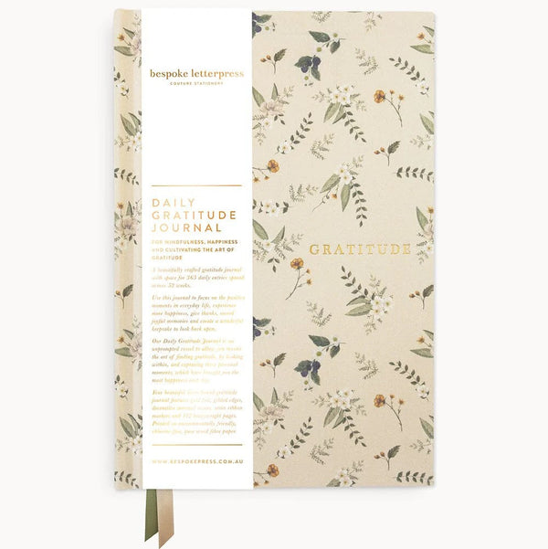 Gratitude Journal | Button Fern by Bespoke Letterpress. Australian Art Prints, Gifts, Fashion and Homewares. Green Door Decor. www.greendoordecor.com.au