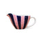 Ceramic Gravy Jug | Pink & Navy Stripe by Noss & Co. Australian Art Prints, Gifts, Fashion and Homewares. Green Door Decor. www.greendoordecor.com.au