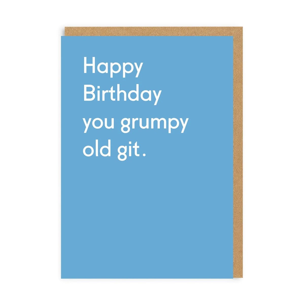 Greeting Card | Grumpy Old Git by Vevoke. Australian Art Prints and Homewares. Green Door Decor. www.greendoordecor.com.au