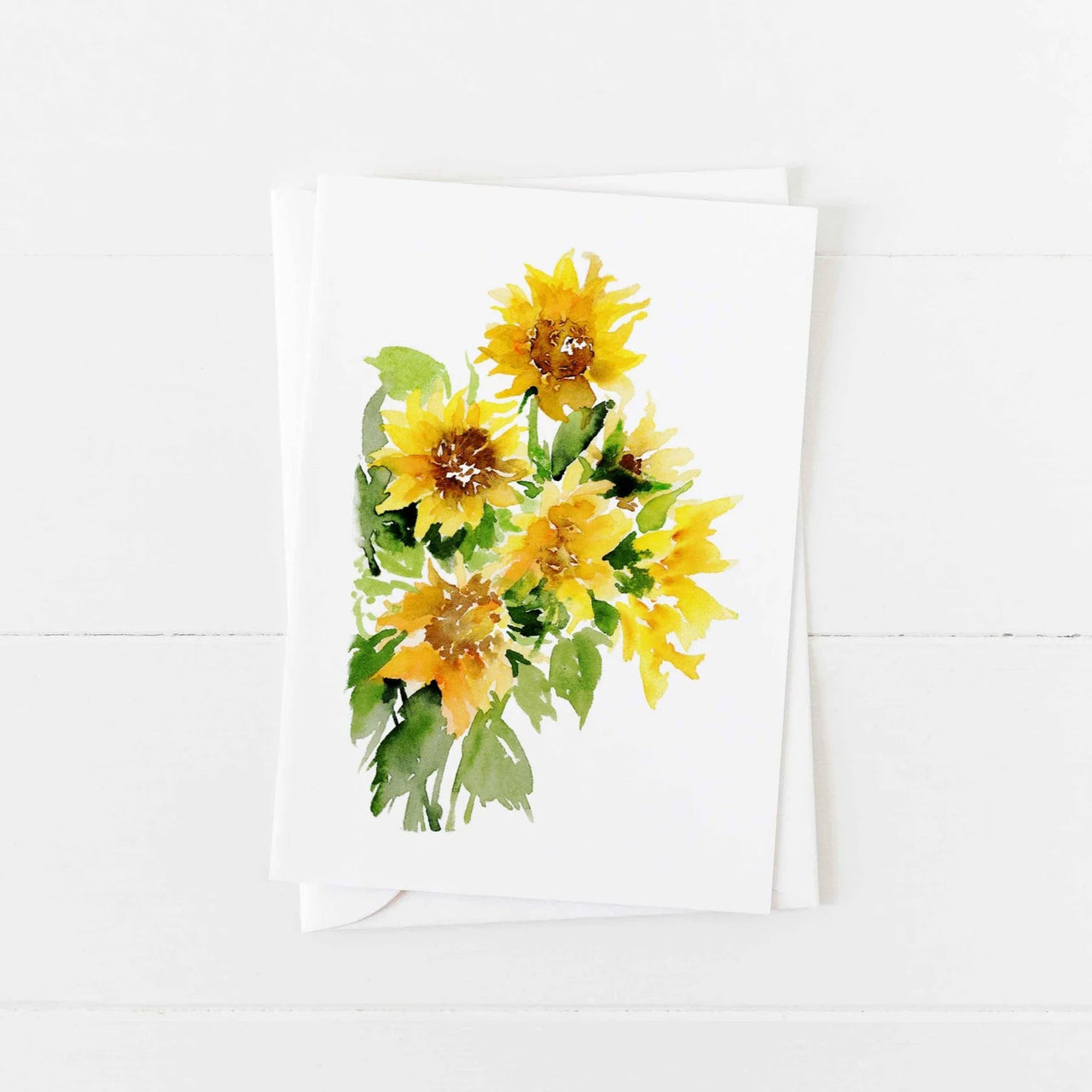 Greeting Card | Sunflower by Choose Arts by Qing Zhang. Australian Art Prints and Homewares. Green Door Decor. www.greendoordecor.com.au