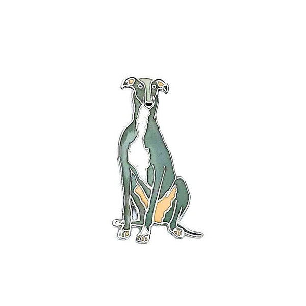 Greyhound Pin by Red Parka. Australian Art Prints and Homewares. Green Door Decor. www.greendoordecor.com.au
