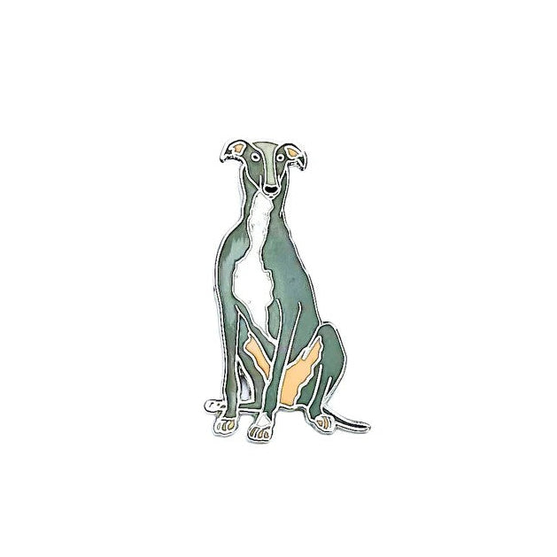 Greyhound Pin by Red Parka. Australian Art Prints and Homewares. Green Door Decor. www.greendoordecor.com.au
