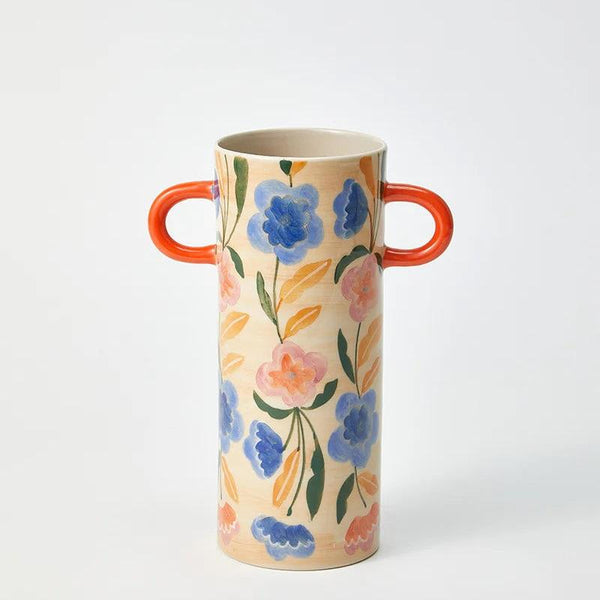 'Griffe' Multi Floral Tall Vase by Jones and Co. Australian Art Prints and Homewares. Green Door Decor. www.greendoordecor.com.au