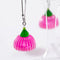 Australian Botanical Gum Blossom Earrings | Pink by Claire Ishino. Australian Art Prints and Homewares. Green Door Decor. www.greendoordecor.com.au