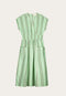 Hana Wrap Dress | Green Stripe by Nancybird. Australian Art Prints and Homewares. Green Door Decor. www.greendoordecor.com.au