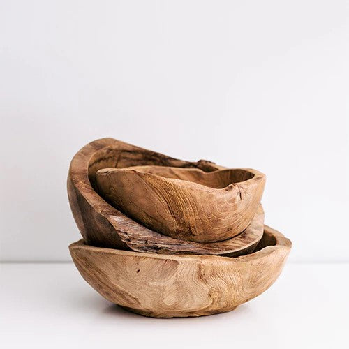 Hand Carved Tree Root Serving Bowl | Small by Inartisan. Australian Art Prints and Homewares. Green Door Decor. www.greendoordecor.com.au