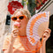 Hand Fan | Air Conditioning Stripes by Fisura, French Bazaar. Australian Art Prints, Gifts, Fashion and Homewares. Green Door Decor. www.greendoordecor.com.au