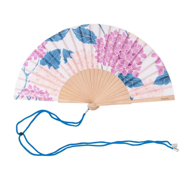 Hand Fan | Hydrangea by Fisura, French Bazaar. Australian Art Prints, Gifts, Fashion and Homewares. Green Door Decor. www.greendoordecor.com.au
