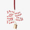 Hanging Beaded Bell Red | Christmas Hanging Decoration by French Country Collections. Australian Art Prints, Gifts, Fashion and Homewares. Green Door Decor. www.greendoordecor.com.au