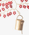 Hanging Beaded Bell Red | Christmas Hanging Decoration by French Country Collections. Australian Art Prints, Gifts, Fashion and Homewares. Green Door Decor. www.greendoordecor.com.au
