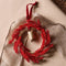 Hanging Beaded Ring with Bell Red | Christmas Hanging Decoration by French Country Collections. Australian Art Prints, Gifts, Fashion and Homewares. Green Door Decor. www.greendoordecor.com.au