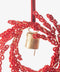 Hanging Beaded Ring with Bell Red | Christmas Hanging Decoration by French Country Collections. Australian Art Prints, Gifts, Fashion and Homewares. Green Door Decor. www.greendoordecor.com.au