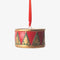 Hanging Decorated Drum | Hanging Christmas Ornament by French Country Collections. Australian Art Prints, Gifts, Fashion and Homewares. Green Door Decor. www.greendoordecor.com.au