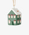 Hanging Mini House Green | Christmas Hanging Decoration by French Country Collections. Australian Art Prints, Gifts, Fashion and Homewares. Green Door Decor. www.greendoordecor.com.au