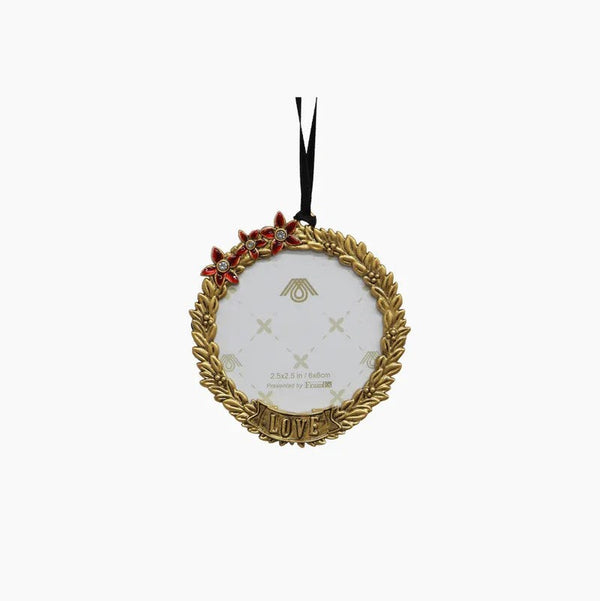 Mini Hanging Round Frame | Love by French Country Collections. Australian Art Prints and Homewares. Green Door Decor. www.greendoordecor.com.au