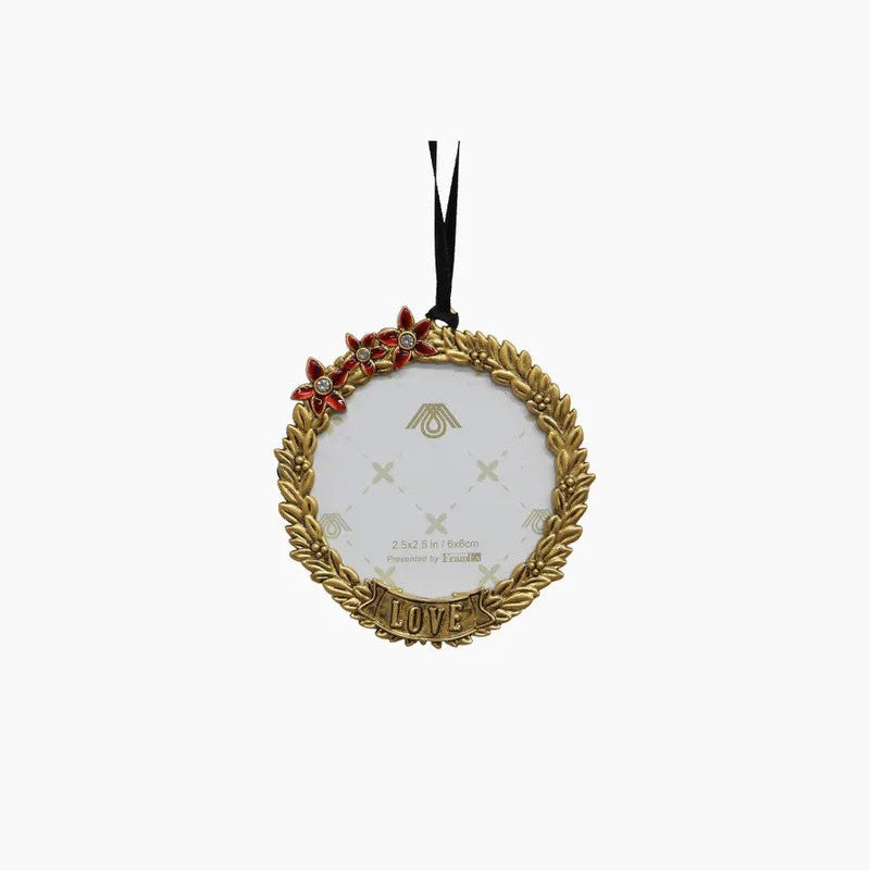 Mini Hanging Round Frame | Love by French Country Collections. Australian Art Prints and Homewares. Green Door Decor. www.greendoordecor.com.au