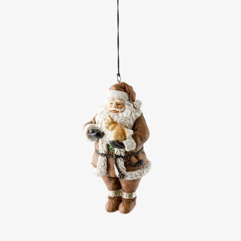 Hanging Santa Tales with Squirrel | Christmas Hanging Decoration by French Country Collections. Australian Art Prints, Gifts, Fashion and Homewares. Green Door Decor. www.greendoordecor.com.au