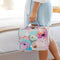 Hanging Toiletry Bag | Fleur by Mindful Marlo. Australian Art Prints, Gifts, Fashion and Homewares. Green Door Decor. www.greendoordecor.com.au