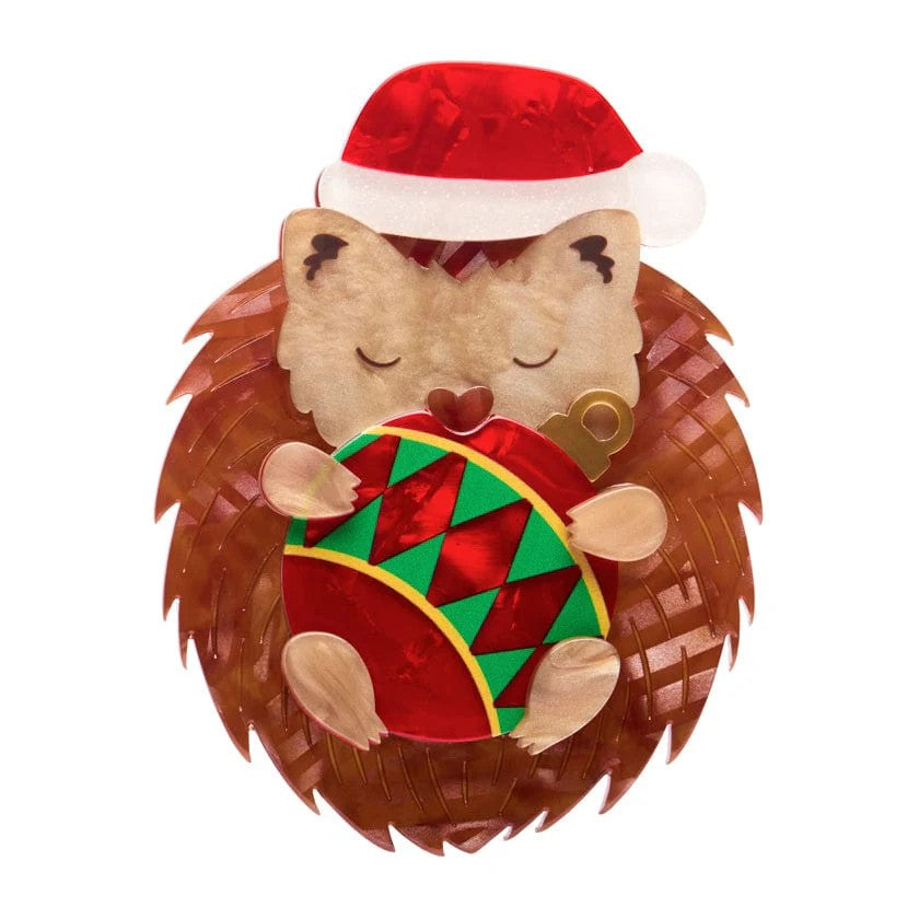 Hannah the Hedgehog Brooch | Erstwilder. Australian Art Prints and Homewares. Green Door Decor. www.greendoordecor.com.au