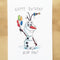 Happy Birthday, Olaf You! | Greeting Card by Well Drawn. Australian Art Prints and Homewares. Green Door Decor. www.greendoordecor.com.au