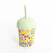 Mini Smoothie Cup & Straw (200ml) | Happy Fruits by Chino Club. Australian Art Prints and Homewares. Green Door Decor. www.greendoordecor.com.au