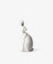 Harold the Hare Turning - Small | White by French Country Collections. Australian Art Prints, Fashion and Homewares. Green Door Decor. www.greendoordecor.com.au