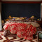 'Hazel' Scalloped Velvet Bedcover by Sage and Clare. Australian Art Prints, Gifts, Fashion and Homewares. Green Door Decor. www.greendoordecor.com.au
