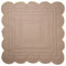 'Hazel' Scalloped Velvet Bedcover by Sage and Clare. Australian Art Prints, Gifts, Fashion and Homewares. Green Door Decor. www.greendoordecor.com.au
