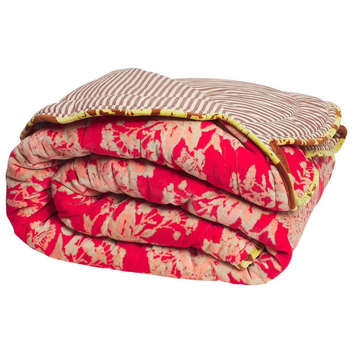 'Hazel' Scalloped Velvet Bedcover by Sage and Clare. Australian Art Prints, Gifts, Fashion and Homewares. Green Door Decor. www.greendoordecor.com.au