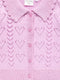 'Days of Engagement' Heart Cardigan | Lilac by Fleur Harris. Australian Art Prints, Gifts, Fashion and Homewares. Green Door Decor. www.greendoordecor.com.au
