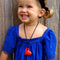 Silicone Heart Pendant | Scarlet Red by Jellystone Designs. Australian Art Prints, Gifts, Fashion and Homewares. Green Door Decor. www.greendoordecor.com.au
