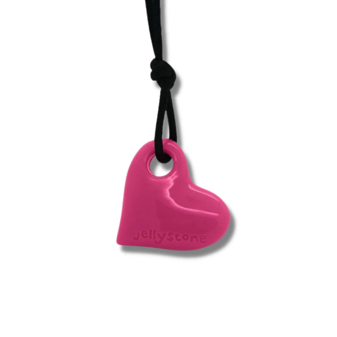 Silicone Heart Pendant | Scarlet Red by Jellystone Designs. Australian Art Prints, Gifts, Fashion and Homewares. Green Door Decor. www.greendoordecor.com.au