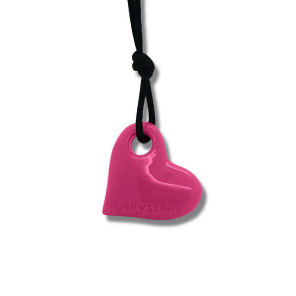 Silicone Heart Pendant | Scarlet Red by Jellystone Designs. Australian Art Prints, Gifts, Fashion and Homewares. Green Door Decor. www.greendoordecor.com.au