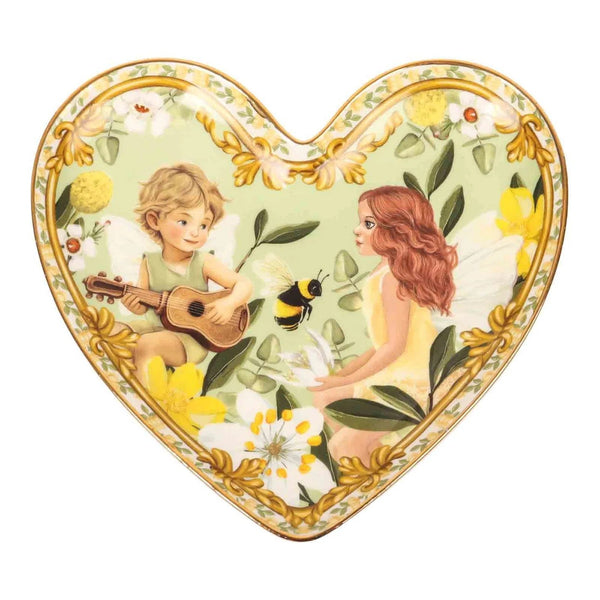 Heart Shape Trinket Tray | The Secret World Of The Bush by La La Land. Australian Art Prints, Gifts, Fashion and Homewares. Green Door Decor. www.greendoordecor.com.au