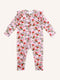 'Hearts Floral' Precious Frill Coverall | Pink by Fleur Harris. Australian Art Prints and Homewares. Green Door Decor. www.greendoordecor.com.au