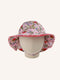 'Hearts Floral' Sunday Baby Hat | Pink (Size Small) by Fleur Harris. Australian Art Prints and Homewares. Green Door Decor. www.greendoordecor.com.au