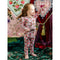 'Hearts Floral' Precious Frill Coverall | Pink by Fleur Harris. Australian Art Prints and Homewares. Green Door Decor. www.greendoordecor.com.au