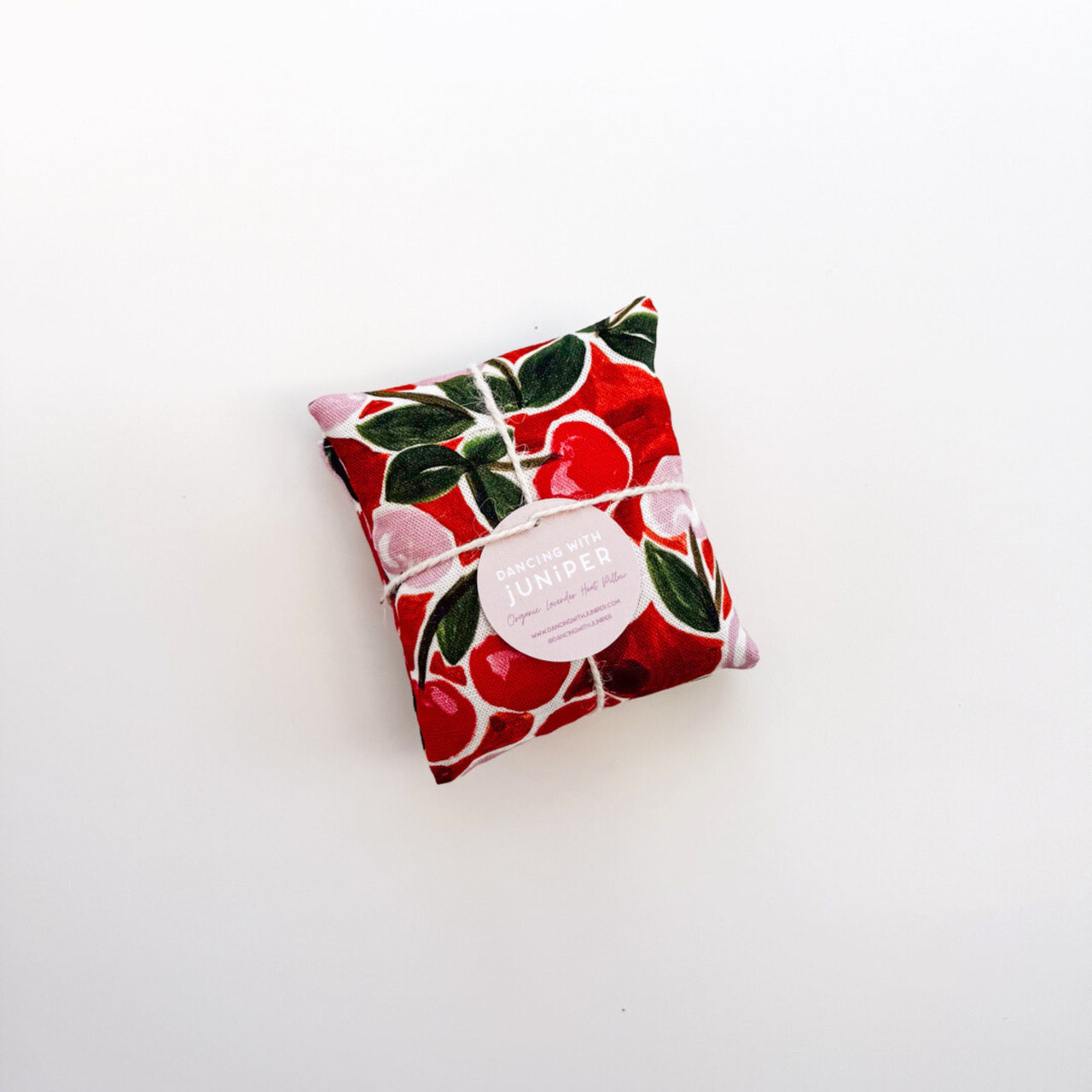 Heat Pillow | Cherrylicious by Dancing with Juniper. Australian Art Prints and Homewares. Green Door Decor. www.greendoordecor.com.au