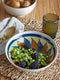 Heikki Serving Bowl | Blue/Brown by Bloomingville. Australian Art Prints and Homewares. Green Door Decor. www.greendoordecor.com.au