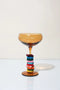 Here's How | 'The Lou' Coup Cocktail Glasses (Set of 2) | Amber by Designworks Collective Australia. Australian Art Prints, Gifts, Fashion and Homewares. Green Door Decor. www.greendoordecor.com.au