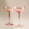 Here's How | 'The Lou' Coup Cocktail Glasses (Set of 2) | Blush by Designworks Collective Australia. Australian Art Prints, Gifts, Fashion and Homewares. Green Door Decor. www.greendoordecor.com.au