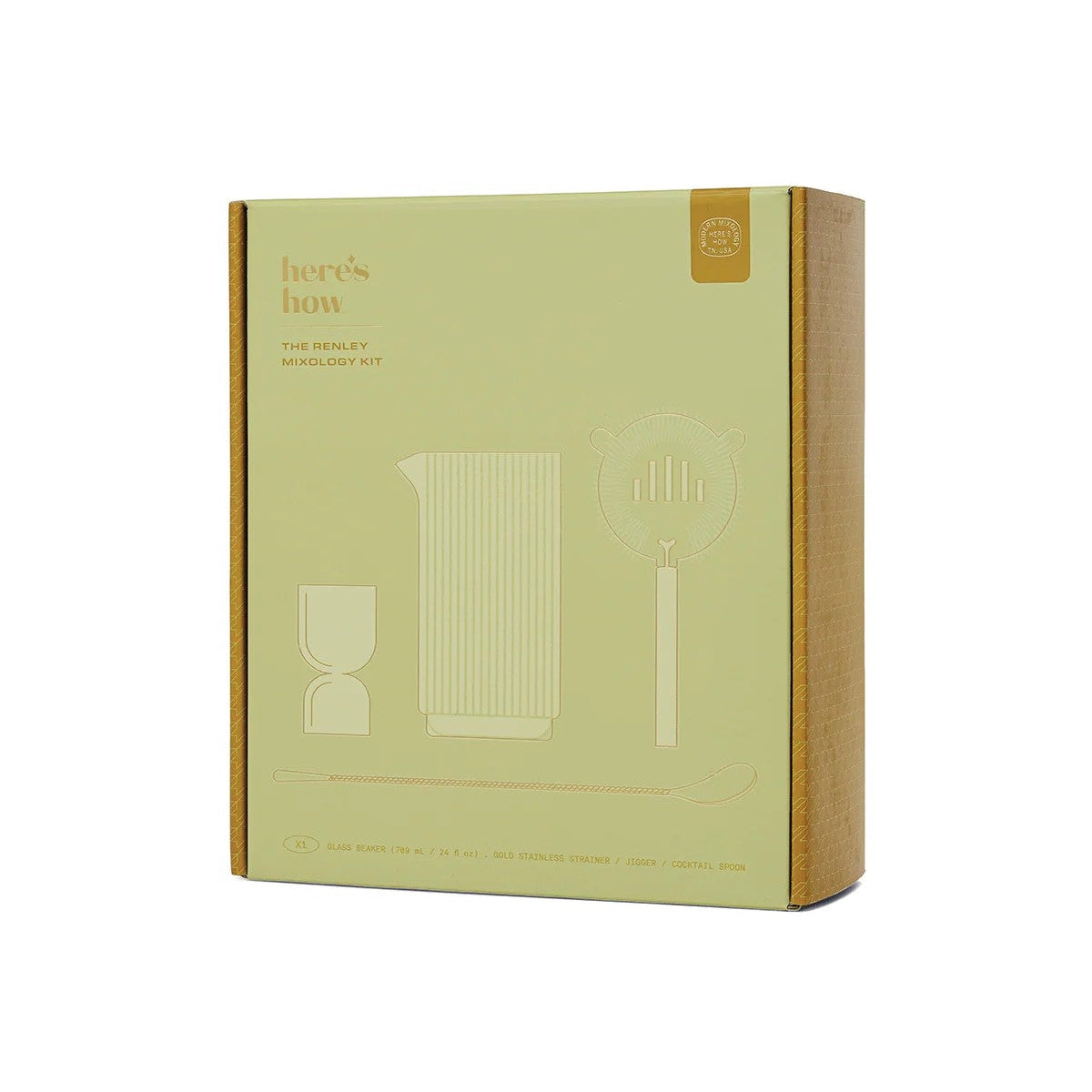 Here's How | 'The Renley' Mixology Kit by Designworks Collective Australia. Australian Art Prints, Gifts, Fashion and Homewares. Green Door Decor. www.greendoordecor.com.au