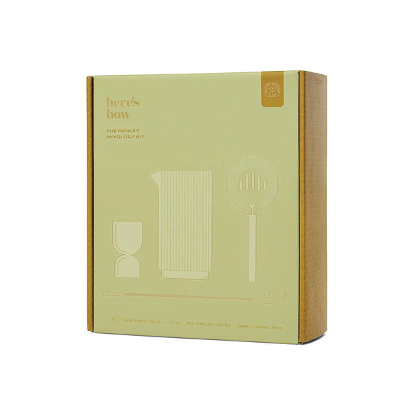 Here's How | 'The Renley' Mixology Kit by Designworks Collective Australia. Australian Art Prints, Gifts, Fashion and Homewares. Green Door Decor. www.greendoordecor.com.au